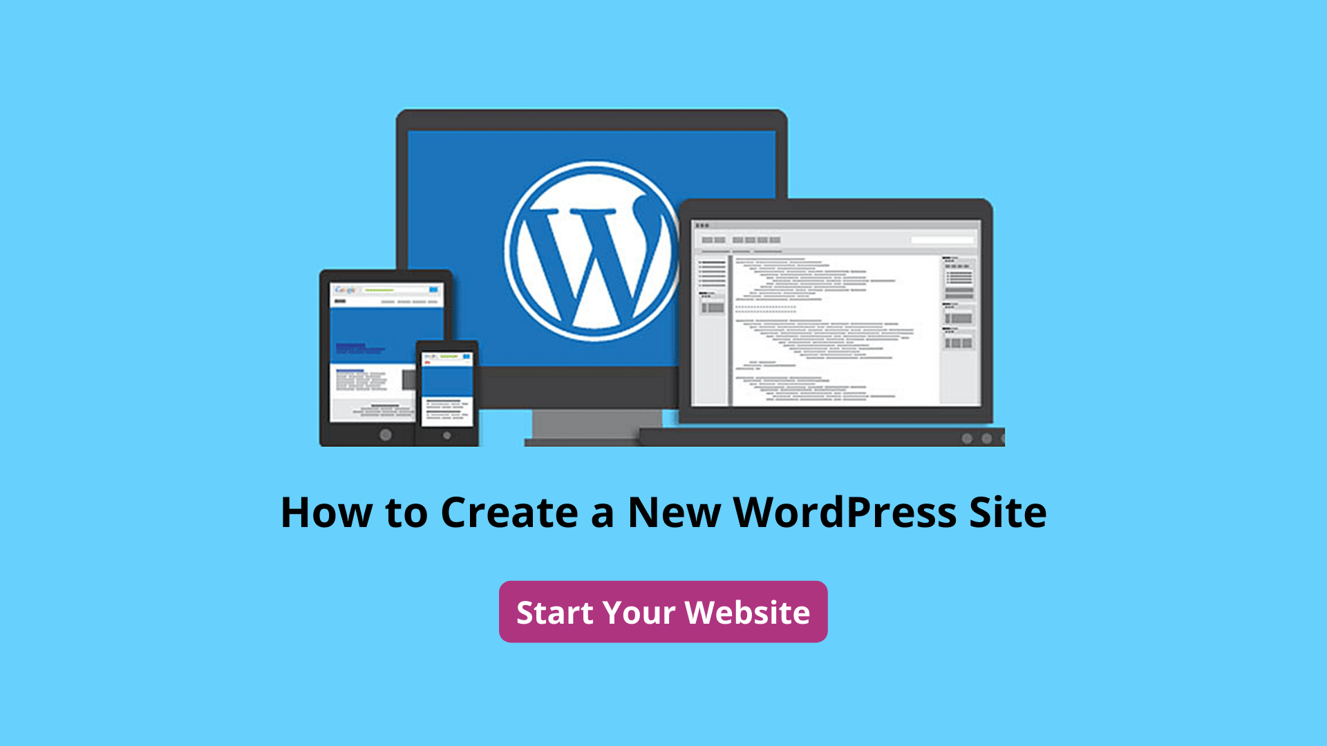 Create wordpress site